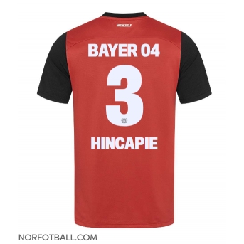 Billige Fotballdrakt Bayer Leverkusen Piero Hincapie #3 Replika Hjemmedrakt 2024-25 Kortermet
